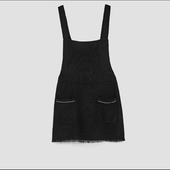 tweed dungaree skirt